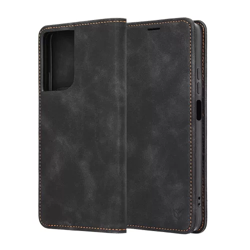 Techsuit - Confy Cover kinyitható tok - Motorola Moto G06 - Fekete