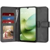 Techsuit - Diary Book kinyitható tok - Motorola Moto G06 - Fekete