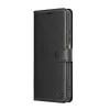 Techsuit - Leather Folio kinyitható tok - Motorola Moto G06 - Fekete
