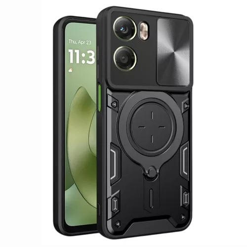 Techsuit - CamGuard Pro tok ütésálló tok - Motorola Moto G06 - Fekete