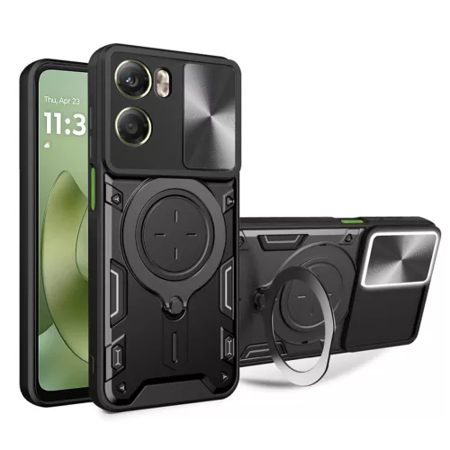 Techsuit - CamGuard Pro tok ütésálló tok - Motorola Moto G06 - Fekete