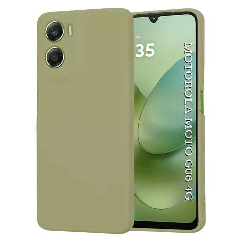 Techsuit - SoftFlex szilikon tok - Motorola Moto G06 - Matcha zöld