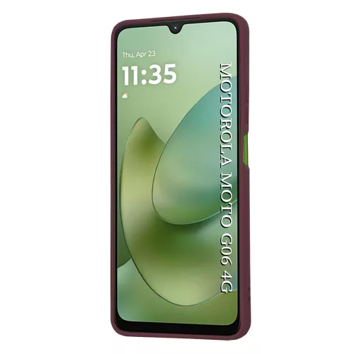 Techsuit - SoftFlex szilikon tok - Motorola Moto G06 - Bordó