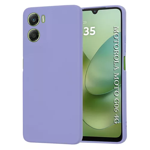 Techsuit - SoftFlex szilikon tok - Motorola Moto G06 - Világos lila
