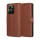 Techsuit - Leather Folio kinyitható tok - Honor 400 Smart 5G / 400 Smart 4G / X7d 4G - Barna