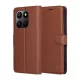 Techsuit - Leather Folio kinyitható tok - Honor 400 Smart 5G / 400 Smart 4G / X7d 4G - Barna