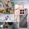 Techsuit - ColorVerse 360 tok kijelzővédővel - Honor 400 Smart 5G / 400 Smart 4G / X7d 4G - Rózsaszín