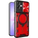 Techsuit - CamGuard Pro ütésálló tok - Samsung Galaxy A07 4G - Piros