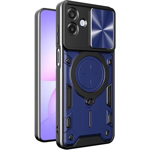 Techsuit - CamGuard Pro ütésálló tok - Samsung Galaxy A07 4G - Kék