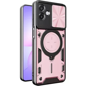   Techsuit - CamGuard Pro ütésálló tok - Samsung Galaxy A07 4G - Rosegold