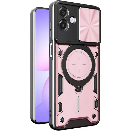 Techsuit - CamGuard Pro ütésálló tok - Samsung Galaxy A07 4G - Rosegold
