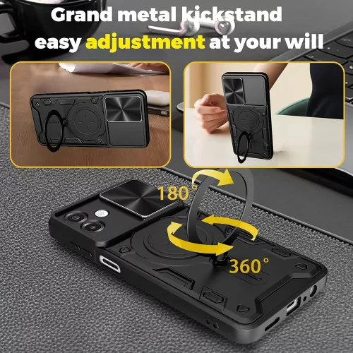 Techsuit - CamGuard Pro ütésálló tok - Samsung Galaxy A07 4G - Rosegold