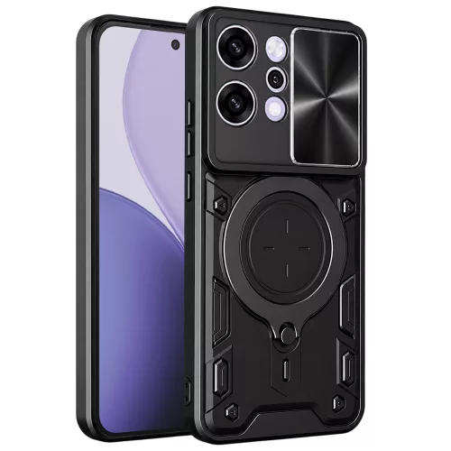 Techsuit - CamGuard Pro tok ütésálló tok - Oppo Reno14 Pro - Fekete