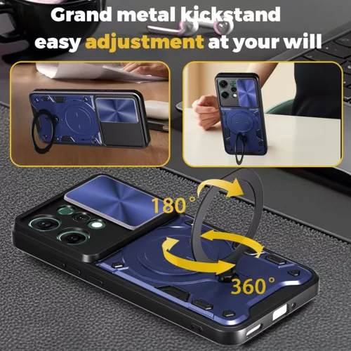 Techsuit - CamGuard Pro tok ütésálló tok - Oppo Reno14 Pro - Fekete