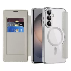   Techsuit - SmartMag kinyitható tok - Samsung Galaxy S26 - Szürke