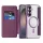 Techsuit - SmartMag Book Case - Samsung Galaxy S26 - Purple