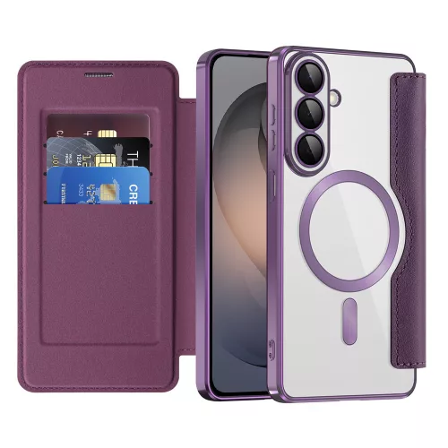 Techsuit - SmartMag Book Case - Samsung Galaxy S26 - Purple