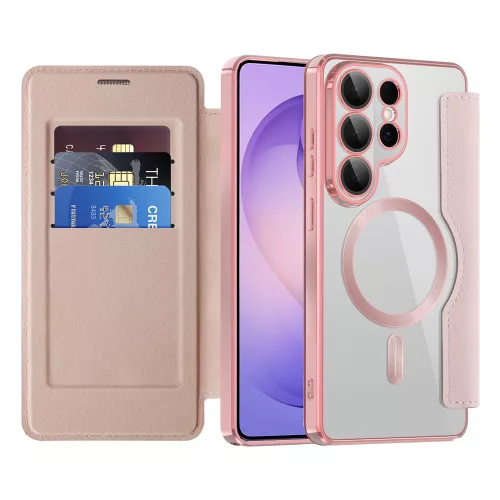 Techsuit - SmartMag Book Case - Samsung Galaxy S26 Ultra - Pink