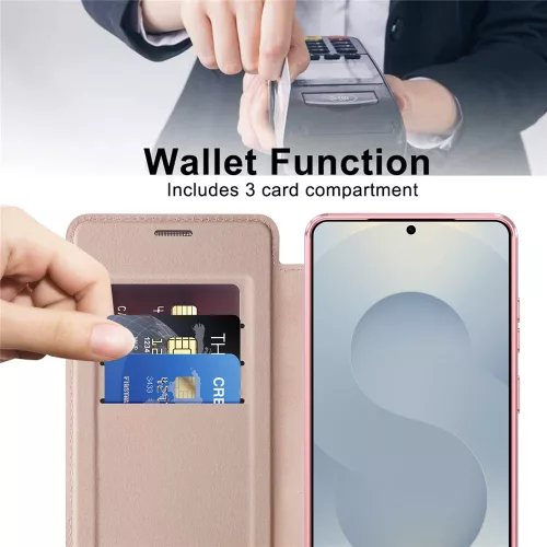 Techsuit - SmartMag Book Case - Samsung Galaxy S26 Ultra - Pink