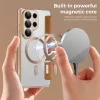 Techsuit - SmartMag kinyitható tok - Samsung Galaxy S26 Ultra - Barna