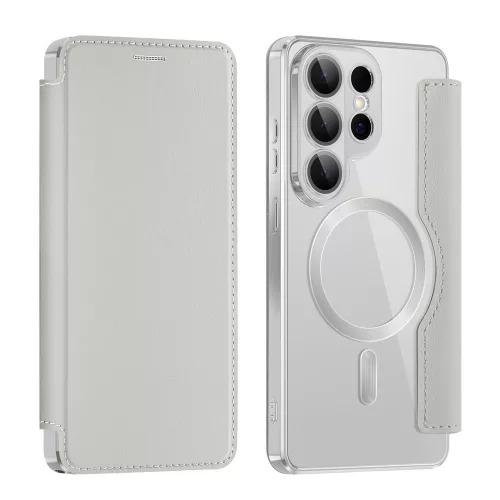 Techsuit - SmartMag Book Case - Samsung Galaxy S26 Ultra - Gray