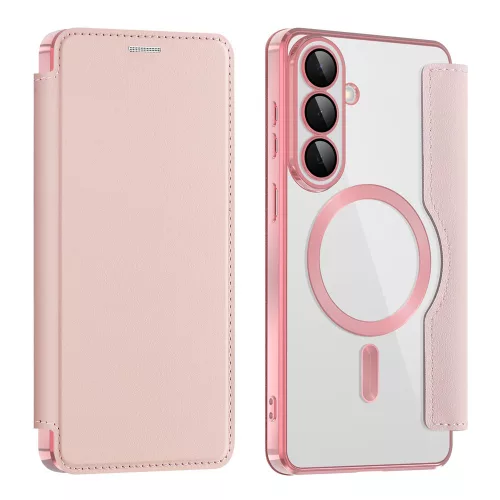 Techsuit - SmartMag Book Case - Samsung Galaxy S26 Plus - Pink