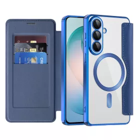   Techsuit - SmartMag Book Case - Samsung Galaxy S26 Plus - Blue