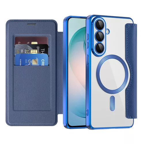 Techsuit - SmartMag Book Case - Samsung Galaxy S26 Plus - Blue