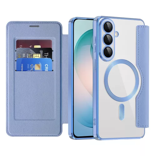 Techsuit - SmartMag Book Case - Samsung Galaxy S26 Plus - Light Blue