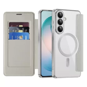   Techsuit - SmartMag kinyitható tok - Samsung Galaxy S26 Plus - Szürke