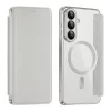 Techsuit - SmartMag kinyitható tok - Samsung Galaxy S26 Plus - Szürke