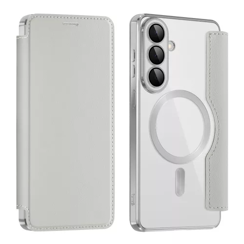 Techsuit - SmartMag kinyitható tok - Samsung Galaxy S26 Plus - Szürke