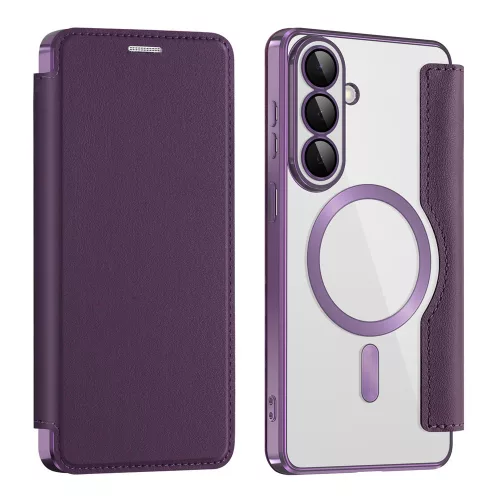 Techsuit - SmartMag Book Case - Samsung Galaxy S26 Plus - Purple