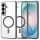 Techsuit - Luxury Crystal MagSafe tok - Samsung Galaxy S26 Plus - Fekete átlátszó