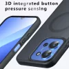 Techsuit - PureFrost MagSafe Ütésálló tok Ütésálló tok - Xiaomi Redmi 15C 4G / Redmi 15C 5G - Matt fekete