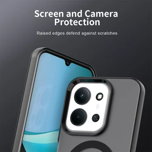 Techsuit - CandyCase MagSafe tok - Xiaomi Redmi 15C 4G / Redmi 15C 5G / Poco C85 4G - Fekete