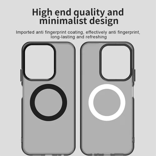 Techsuit - CandyCase MagSafe tok - Xiaomi Redmi 15C 4G / Redmi 15C 5G / Poco C85 4G - Fekete