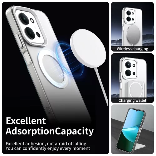 Techsuit - CandyCase MagSafe tok - Xiaomi Redmi 15C 4G / Redmi 15C 5G / Poco C85 4G - Fehér