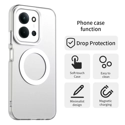 Techsuit - CandyCase MagSafe tok - Xiaomi Redmi 15C 4G / Redmi 15C 5G / Poco C85 4G - Fehér