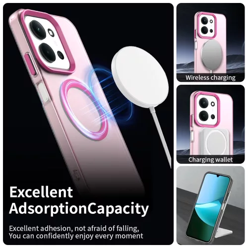 Techsuit - CandyCase MagSafe tok - Xiaomi Redmi 15C 4G / Redmi 15C 5G / Poco C85 4G - Rózsaszín