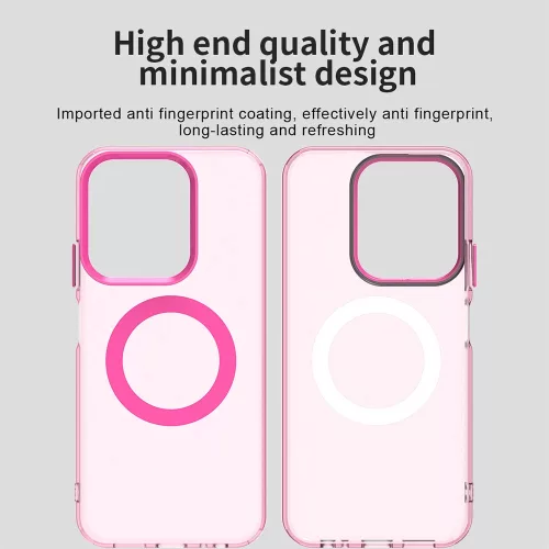 Techsuit - CandyCase MagSafe tok - Xiaomi Redmi 15C 4G / Redmi 15C 5G / Poco C85 4G - Rózsaszín
