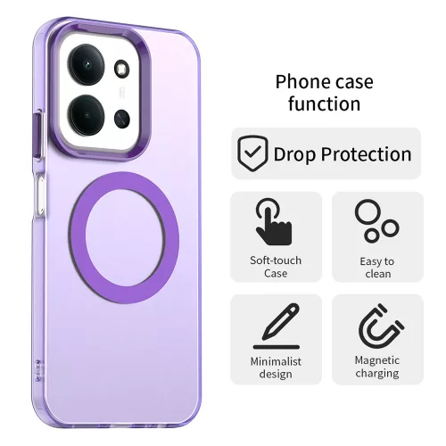 Techsuit - CandyCase MagSafe tok - Xiaomi Redmi 15C 4G / Redmi 15C 5G / Poco C85 4G - Lila