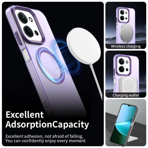 Techsuit - CandyCase MagSafe tok - Xiaomi Redmi 15C 4G / Redmi 15C 5G / Poco C85 4G - Lila