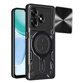   Techsuit - CamGuard Pro tok ütésálló tok - Honor X5c Plus - Fekete