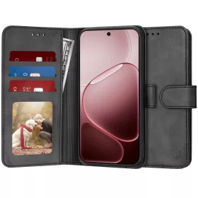   Techsuit - Diary Book kinyitható tok - Oppo A6 Pro 4G / A6 Pro 5G - Fekete