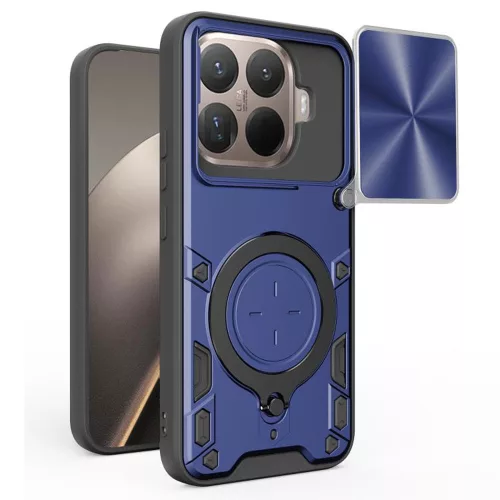 Techsuit - CamGuard Pro tok ütésálló tok - Xiaomi 15T Pro - Kék