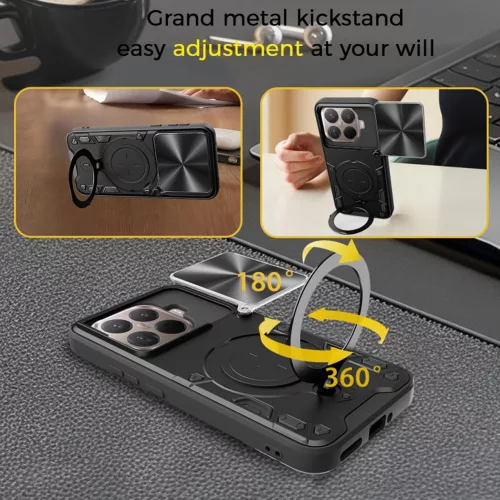 Techsuit - CamGuard Pro tok ütésálló tok - Xiaomi 15T Pro - Kék