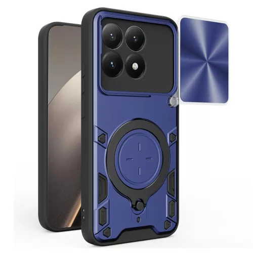 Techsuit - CamGuard Pro tok ütésálló tok - Xiaomi 15T - Kék