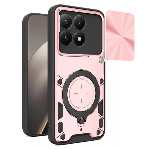 Techsuit - CamGuard Pro ütésálló tok - Xiaomi 15T - Rosegold