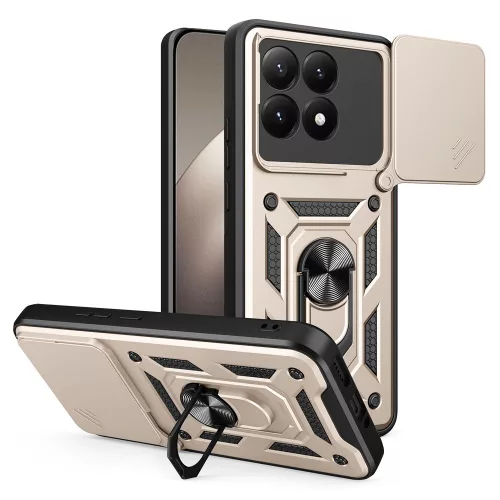 Techsuit - CamShield ütésálló tok - Xiaomi 15T - Arany
